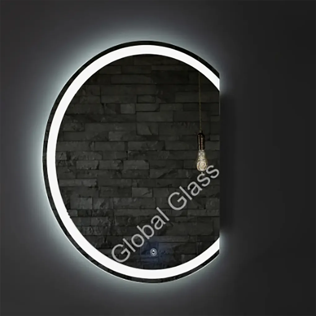 Зеркало Global Glass MR-17 650х800, с LED-подсветкой и срезом справа- Фото 2